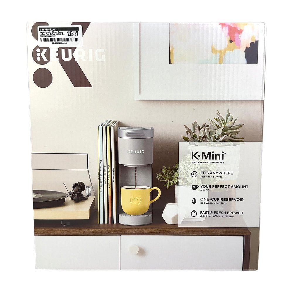 AZ-2510311-0004.jpg Keurig K-Mini Single Serve K-Cup Pod Coffee Maker, Studio Gray - Image 1