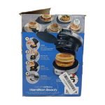 Hamilton Beach Breakfast Sandwich Maker with Egg Cooker Ring, Silver - Image 4