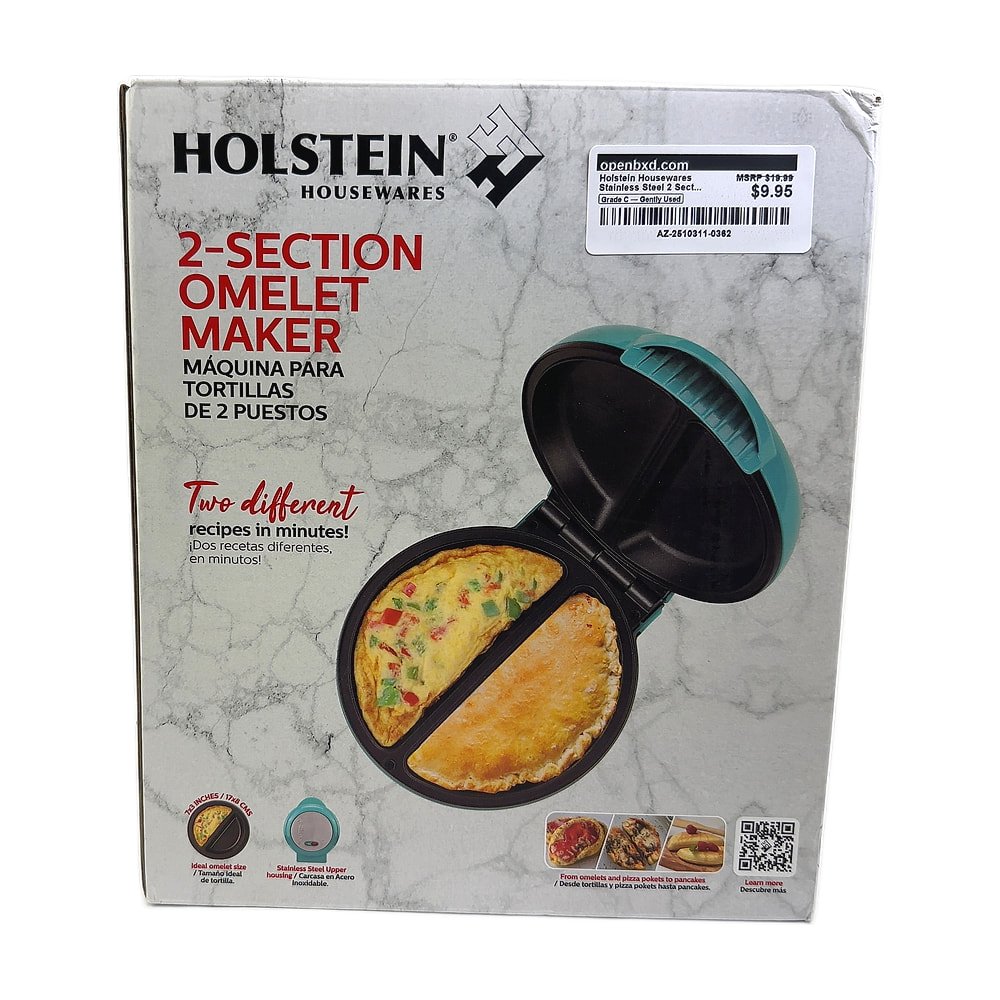 AZ-2510311-0362.jpg Holstein Housewares Stainless Steel Omelet & Frittata Maker - Image 1