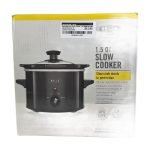 Bella 1.5 Qt Electric Slow Cooker, Mini Rice Cooker & Steamer