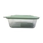 Pyrex Deep Glass Baking Dish 8x8 With Plastic Lid