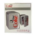 Diet Coke Portable Mini Fridge, 12V/110V, 6 Can Capacity
