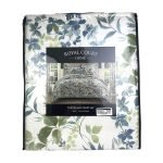 Elwood 3-Piece Blue Polyester Full/Queen Quilt Set