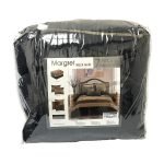 Nanshing Margaret Comforter Set, Black Gold, Queen