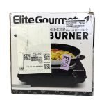 Elite Gourmet Single Cast Iron Burner Hot Plate, 1000 Watts