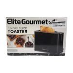 Elite Gourmet Cool Touch Single Slice Toaster, Black