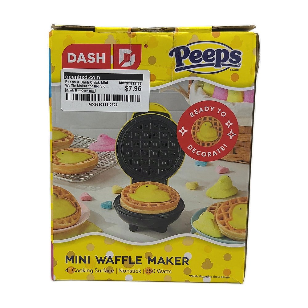 AZ-2510311-0727.jpg Dash Peeps X Mini Waffle Maker For Individual Waffles - Image 1