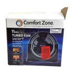 Comfort Zone 11-Inch High-Velocity Tabletop Air Circulator Fan