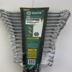 SATA 15-Piece SAE Combination Wrench Set