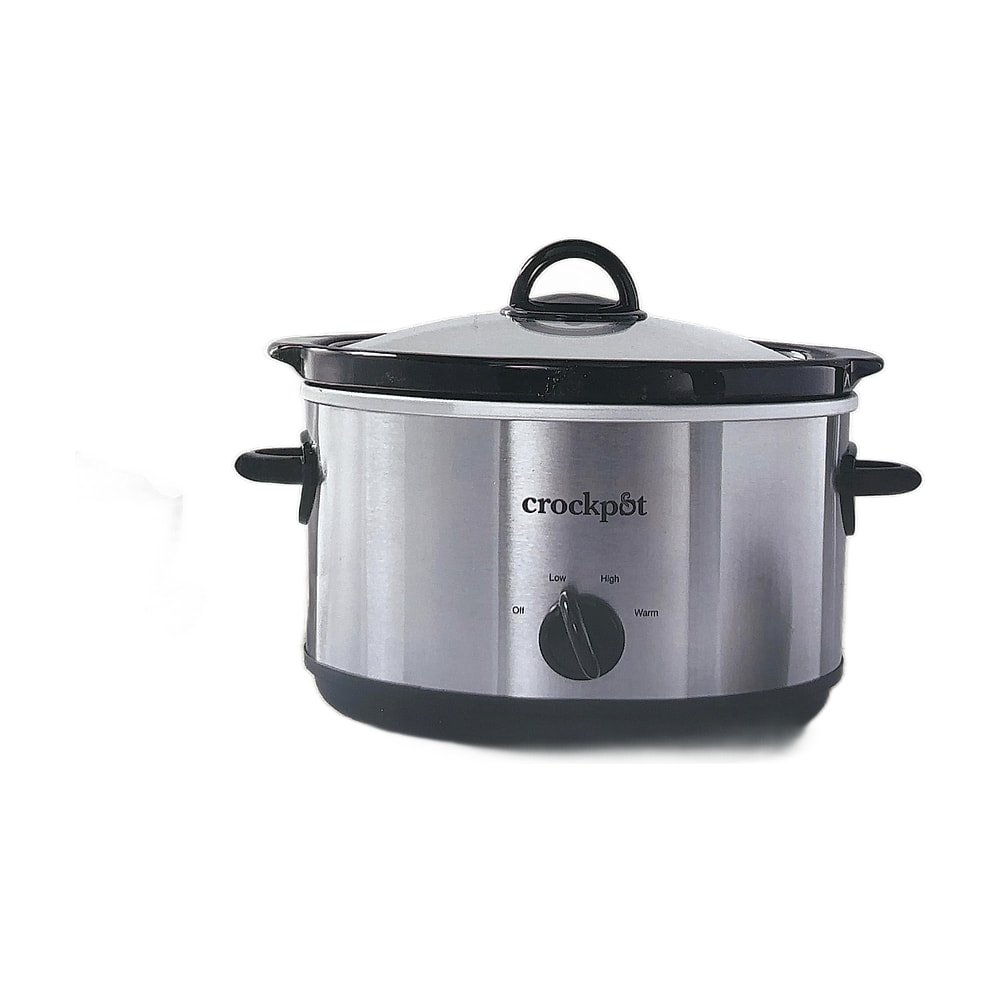 TG-2026032-0019.jpg Crock-Pot 4.5 Quart Slow Cooker Stainless Steel - Image 1