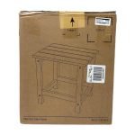 Ktaxon Wood Side Table - Outdoor Patio Coffee Table