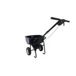 Push Spreader with 60-Pound Load Capacity and Pneumatic Wheels