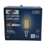 4.5W Led Candelabra Bulbs, 3500K Neutral White, Dimmable