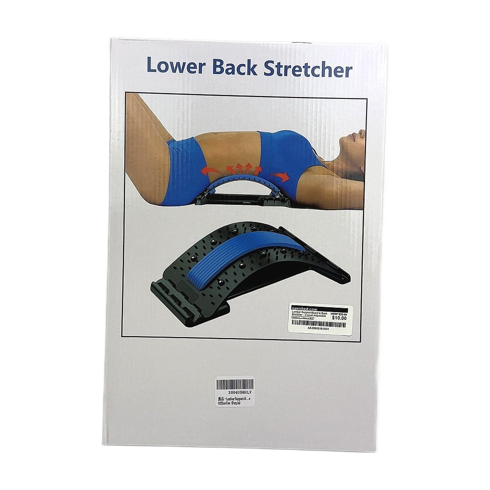 AZ-0260316-0031.jpg Lumbar Support Board & Back Stretcher - 4-Level Adjustable - Image 1