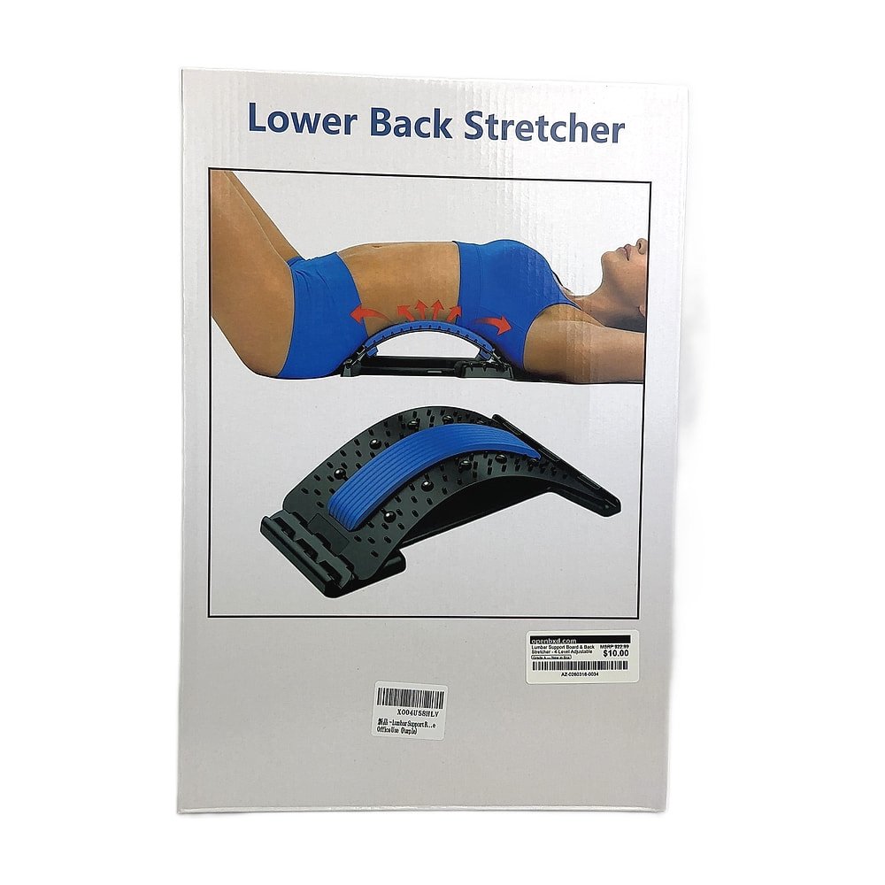 AZ-0260316-0034.jpg Lumbar Support Board & Back Stretcher - 4-Level Adjustable - Image 1