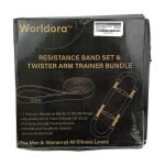 Worldora Adjustable Arm Twister Trainer with Resistance Bands