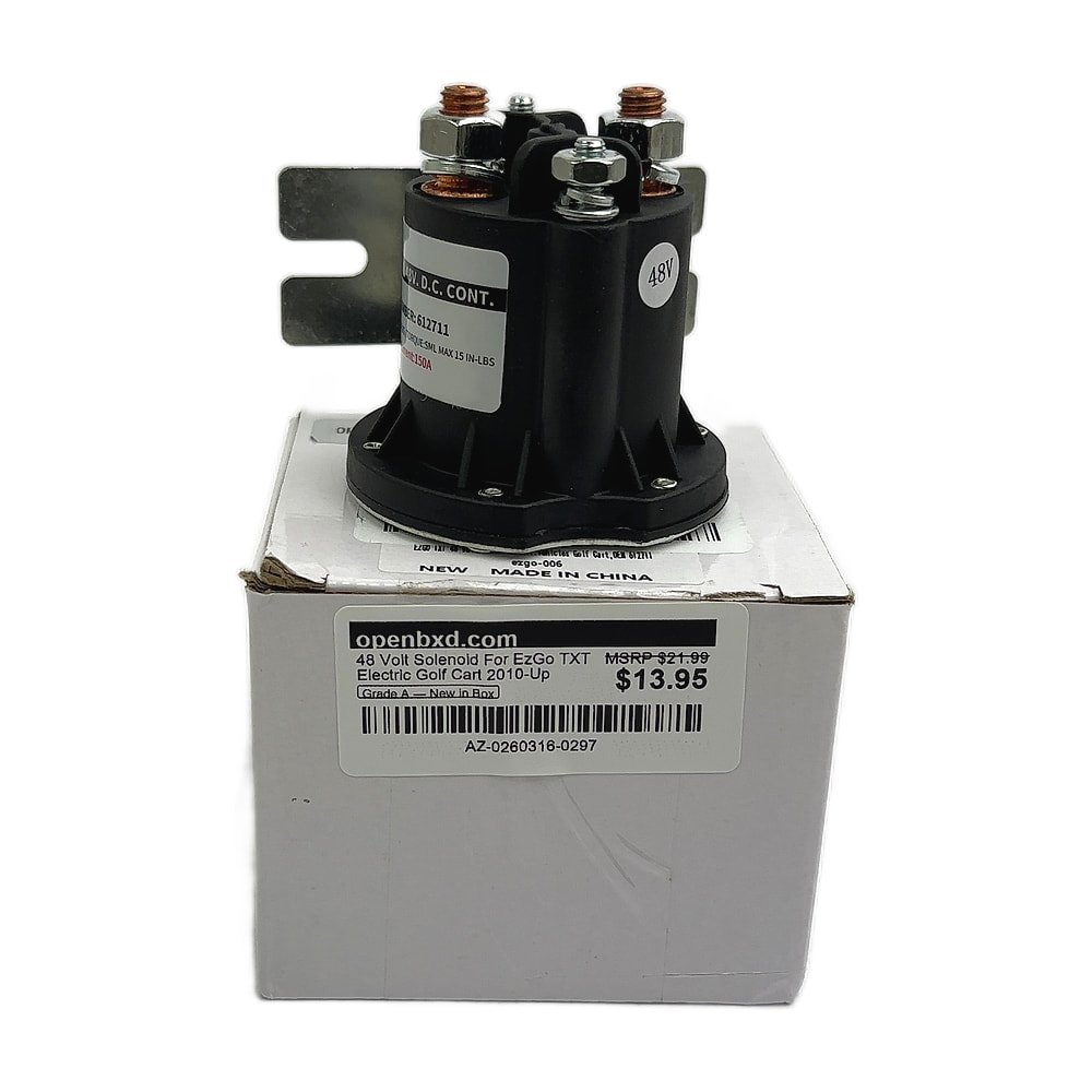 AZ-0260316-0297.jpg 48 Volt Solenoid For EzGo TXT Electric Golf Cart 2010-Up - Image 1