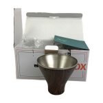 Snowfox Premium Vacuum Insulated Martini Glass Set, 8 Oz