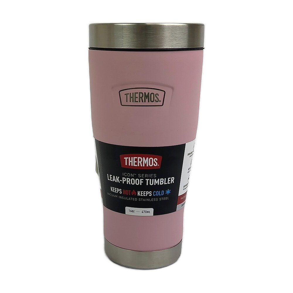 AZ-2510311-0139.jpg Thermos Icon Series Stainless Steel Tumbler, Sunset Pink, 16 Oz - Image 1