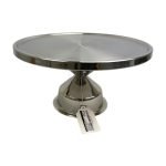 Winco Stainless Steel Round Cake Stand, 13-Inch