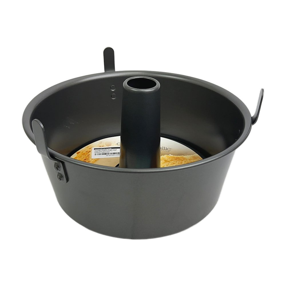 AZ-2510311-0369.jpg Chicago Metallic Angel Food Cake Pan with Cooling Feet, 9.5 Inch - Image 1