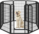 Yaheetech Dog Playpen Outdoor, 47 Inch 8 Panel Heavy Duty