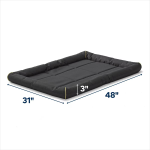 Midwest Homes for Pets XL Quiettime Maxx Dog Bed, Black