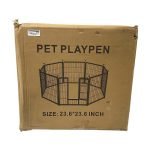Healsmart Dog Playpen 24 Inch 8 Panels Heavy Duty Metal