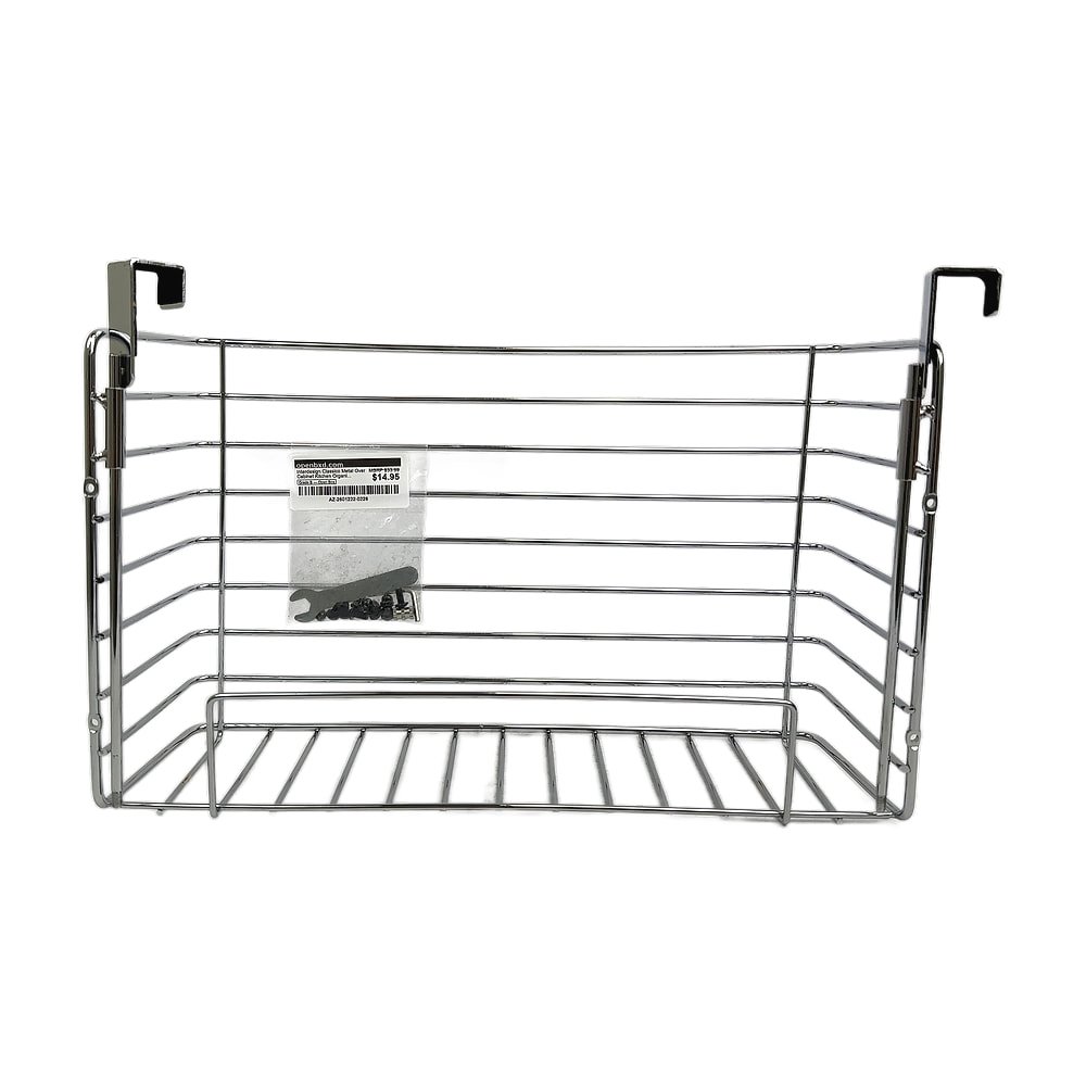 AZ-2601222-0228.jpg Interdesign Classico Metal Over Cabinet Kitchen Organizer Basket - Image 1