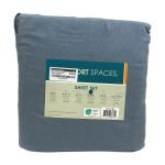 Comfort Spaces Cotton Flannel Sheets Queen Size Blue