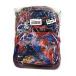 Ruz Spiderman Boys 16 Inch Backpack, Red-Blue