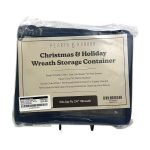 Hearth & Harbor Clear PVC Wreath Storage Box, 24 Inch
