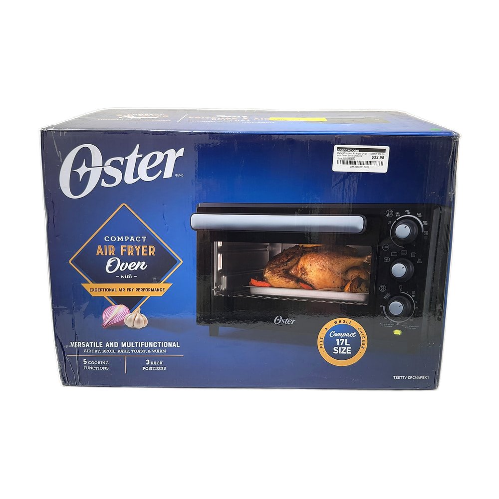 WM-0260501-0021.jpg Oster Compact Air Fryer Oven with Five Cook Functions - Image 1