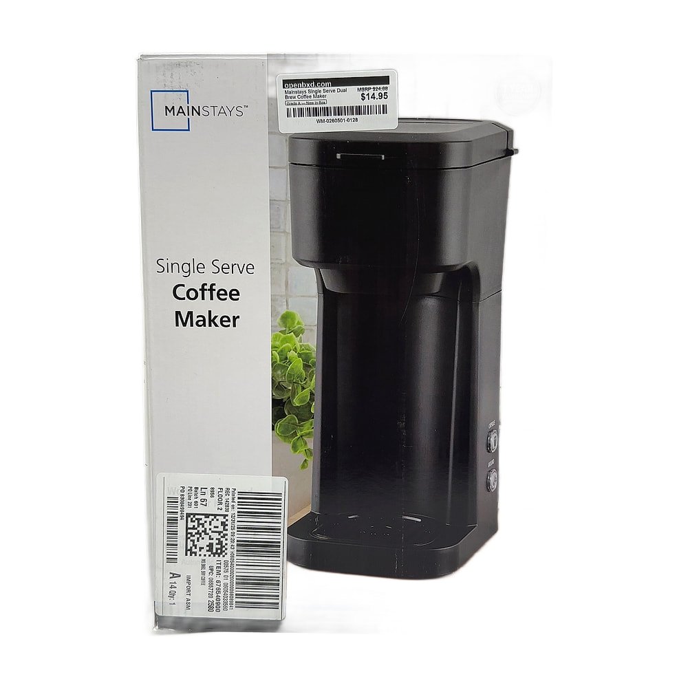 WM-0260501-0128.jpg Mainstays Single Serve Dual Brew Coffee Maker - Image 1