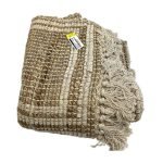 Better Homes & Gardens Ivory & Natural Interlocking Jute 30x84 Runner Rug