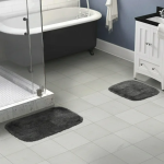 Garland Rug Finest Luxury Ultra Plush Dark Gray Bath Rug Set - Image 2