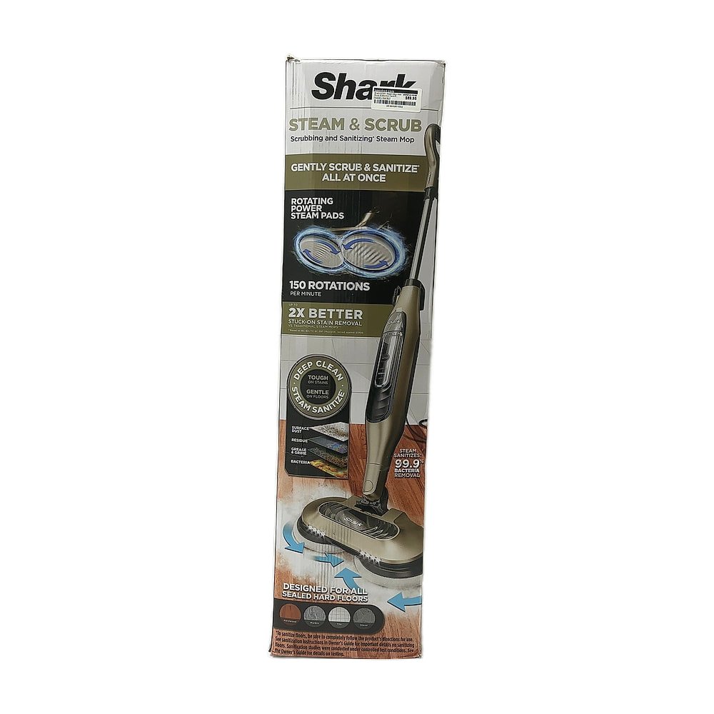 AZ-2605291-0002.jpg Shark S7001 Steam Mop With Scrub & Sanitize Hard Floor Cleaner Gold - Image 1