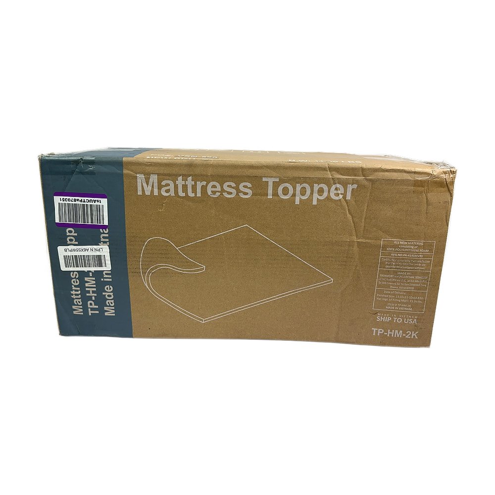 AZ-2605291-0010.jpg Olixis Gel Memory Foam King Mattress Topper, 2 Inch - Image 1