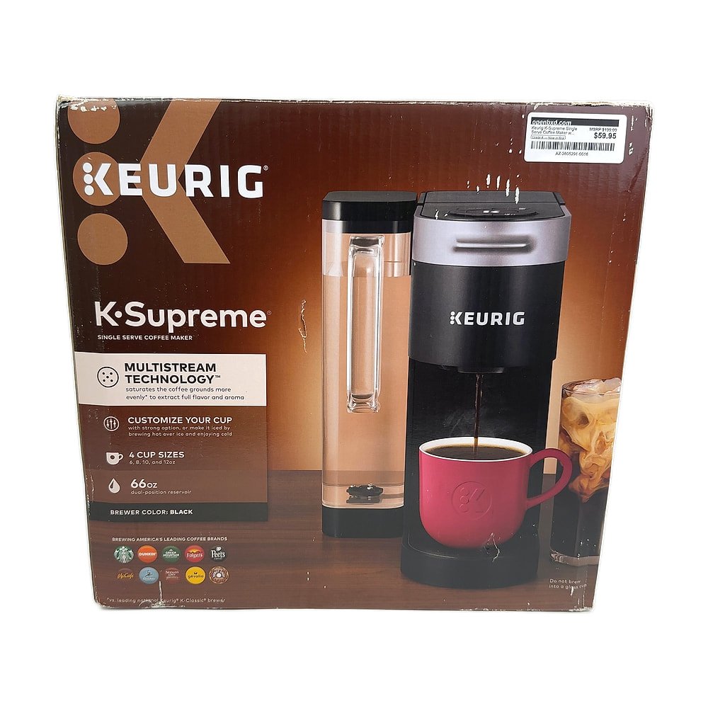 AZ-2605291-0016.jpg Keurig K-Supreme Single Serve Coffee Maker with Multistream Technology - Image 1