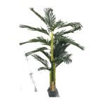 Nearly Natural 6.5ft Artificial Golden Cane Palm Tree