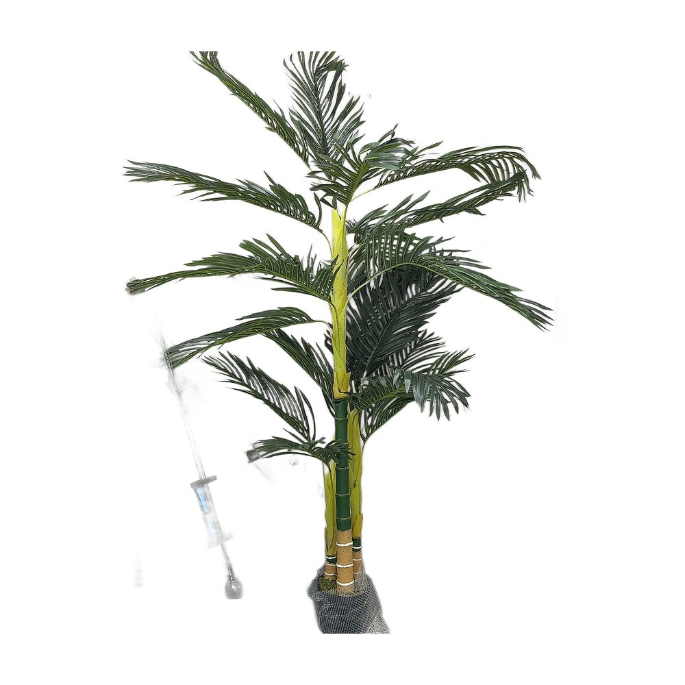 AZ-2605291-0062.jpg Nearly Natural 6.5ft Artificial Golden Cane Palm Tree - Image 1