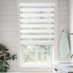 Chicology Zebra Blinds Cordless Light Filtering 31W X 72H