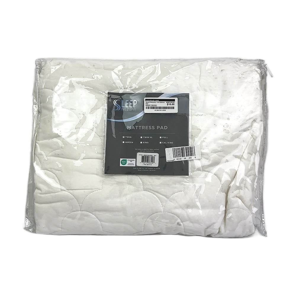 JC-2601201-U028.jpg Sleep Philosophy Twin Matress Pad - Image 1