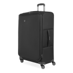 Swissgear Checklite Softside Large Checked Suitcase, Black