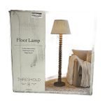 Threshold Mid Tone Wood Floor Lamp