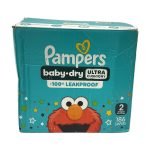 Pampers Baby Dry Diapers Size 2, 186 Count