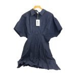 Free Assembly Cotton Corset Eyelet Mini Shirtdress