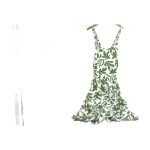 Time and Tru Tie Back Allover Print Maxi Dress - Image 2