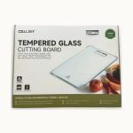 Callsky Tempered Glass Cutting Board Set 12x16 Black