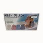 Deenwada Silicone Bath Pillow with Suction Cups – Cream White